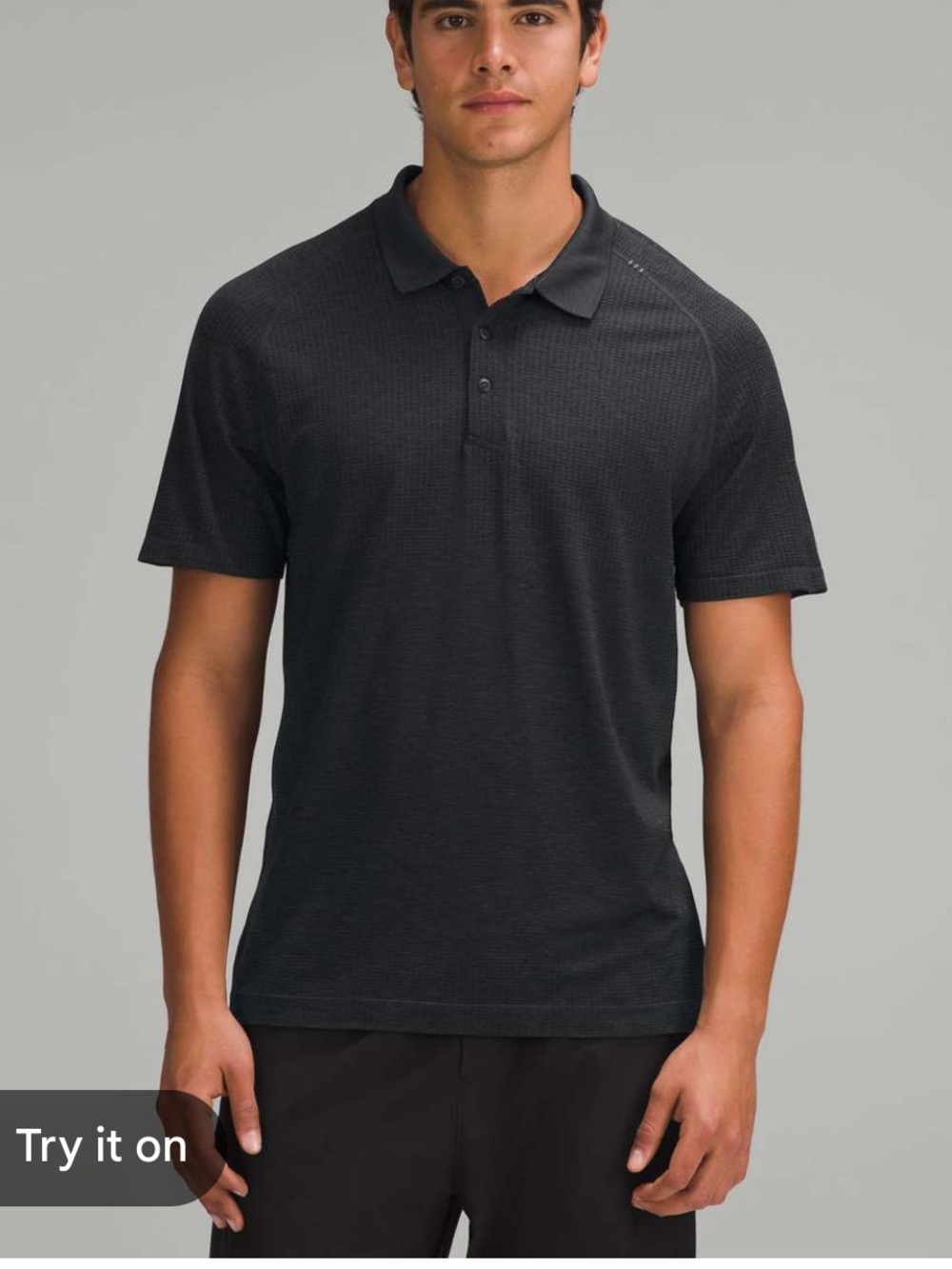 Lululemon metal vent tech polo black XL